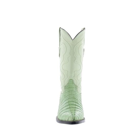 Wild West Mens Caiman Tail Boots Chihuahua Green Boots (NWT) - Picture 3 of 7